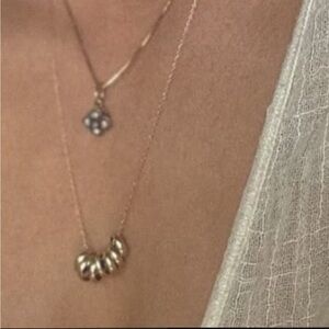 ISO gold ring necklace